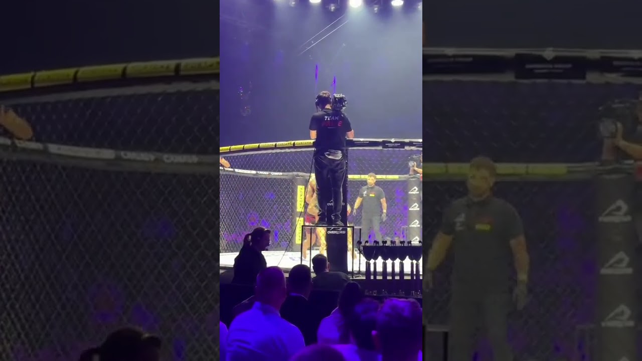 Podczas gali Prime Show MMA kamerzysta "padł" po jednym ciosie 