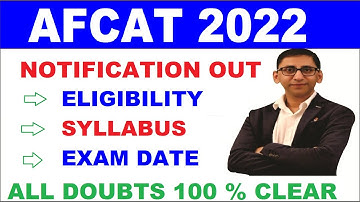 AFCAT 2022  Notification : Eligibility Criteria,Exam Date,Syllabus,Selection process,Preparation