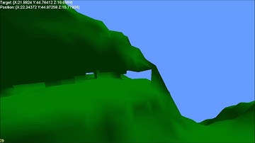 Dual Contouring - Cutting up a Mountain (Bloxel Voxel Engine)