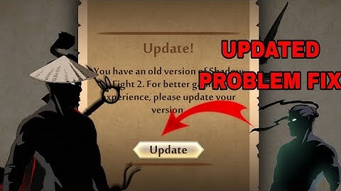 UPDATED PROBLEM FIX || SHADOW FIGHT 2