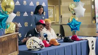Holy Cross star Koby Young announces Houston college plans on early National Signing Day 2024