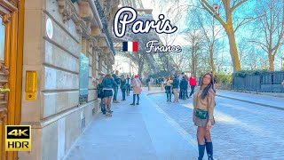 Paris France   A Parisian Walking Tour  4k HDR 60fps (▶154min)