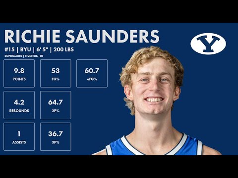 Richie Saunders - BYU - 2023-24 Transfer Portal Highlights