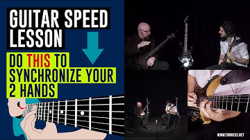 [Guitar Speed Lesson] Do THIS To Synchronize Your 2 Hands