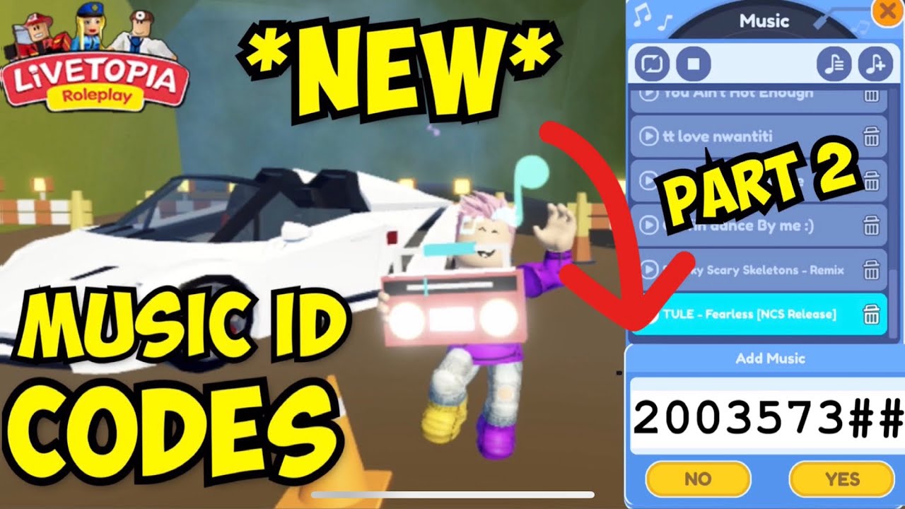 LIVETOPIA ID CODES [WORKING] Part 2 ROBLOX 