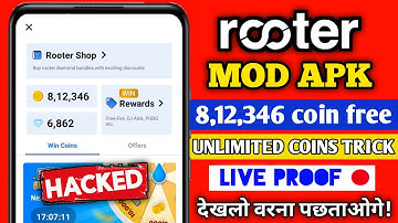 rooter app se coin kaise kamaye | rooter app unlimited trick | rooter mod apk unlimited coins