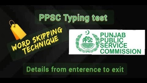 #typingtest#PPSC#FPSC#NTS#SCO#NTPA#DEO#