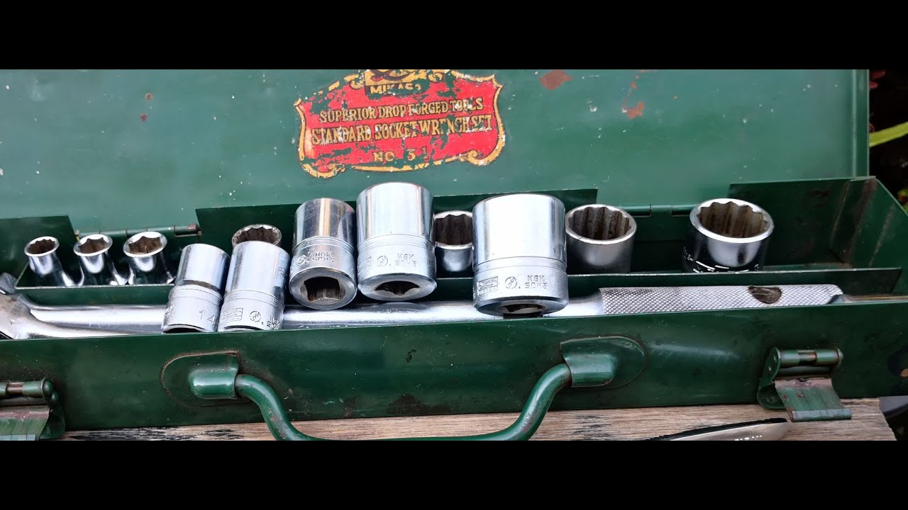 RC-62 เครื่องมือพร้อมกล่อง ชุดบล็อค Socket Wrench Mikasa 4 หุน 1/2 นิ้ว ...