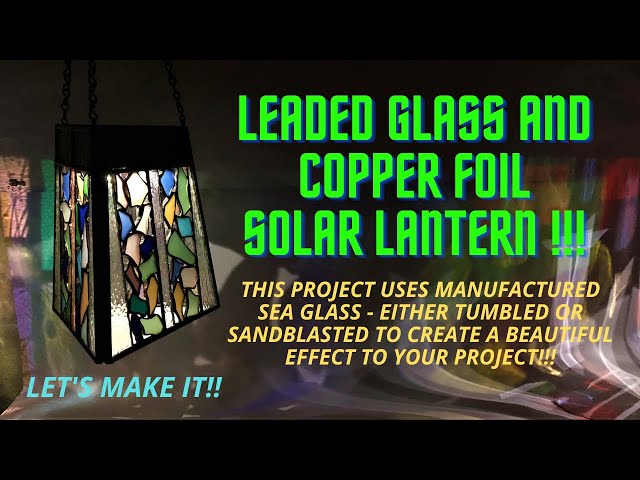How to Repair a Copper Foil Stained Glass Panel 