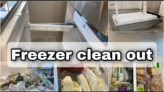 The easiest way to organize and declutter your freezer | Extreme freezer clean out | Funny door fail