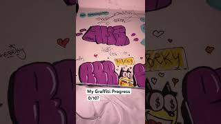 Lets get 100 subscribers graffiti fypシ Rebek ams sketchbook