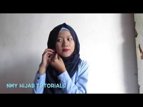 Tutorial Hijab Pasmina Simple Untuk Ke Kampus Terbaru 2016 by NMY Hijab Tutorials  YouTube