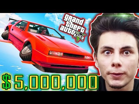 YENİ $5,000,000 UÇAN ARABA İLE BANKA SOYGUNU (GTA 5 Online Heist)