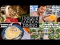 UNIQUE LONDON DINING: Cheese Conveyor Belt, Eat in a Toilet, Chocolate Potatoes!