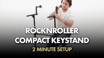RocknRoller® Compact Keystand Keyboard Stand | 2 Minute Setup