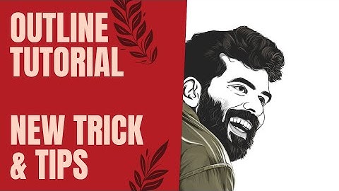 How to Draw Outline  Using infinite design || New Tricks & Tips