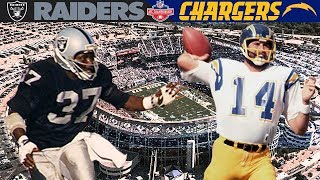 The 1980 afc championship game featured famous air coryell offense of
chargers against a raiders team on surprise playoff run.
#classicgamehighligh...