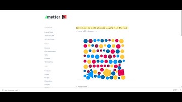 Matter.js: making amazing 2D programs that will blow people