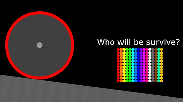 Fulll Option (Circle Monters, Aesthetic Particles, The Team) Marble Race in Algodoo