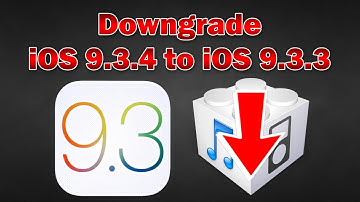 How to Downgrade iOS 9.3.4 to iOS 9.3.3 to Jailbreak Using Pangu on iPhone, iPod touch or iPad