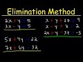 Mastering The Elimination Method For Solving Linear Equations