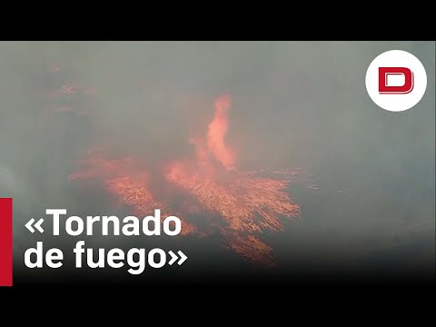 Un espectacular «tornado de fuego» en California