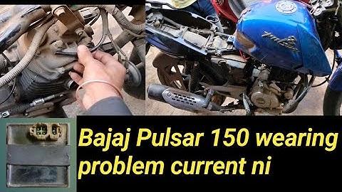 bajaj pulsar 150 current problem, current problem Bajaj Pulsar 150, wiring problem, plug current nai