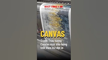 In Canvas dầu bóng tính theo m2, tranh Canvas trừu tượng - In Kỹ Thuật Số Since 2006