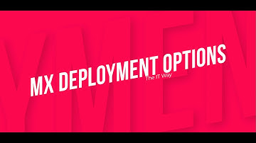 Cisco Meraki MX Deployment options