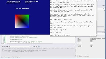 C++ DirectX Function Hooking (EndScene) - Part3
