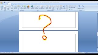 How to remove a blank page ? - Ms Word