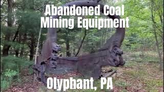 Pennsylvania's Legacy Coal Industry: Old Abandoned Draglines