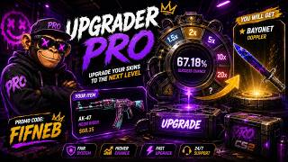 New Knife And New Skins I Got Upgrader.pro - Promocode Fifneb - Cs2 Case Opening