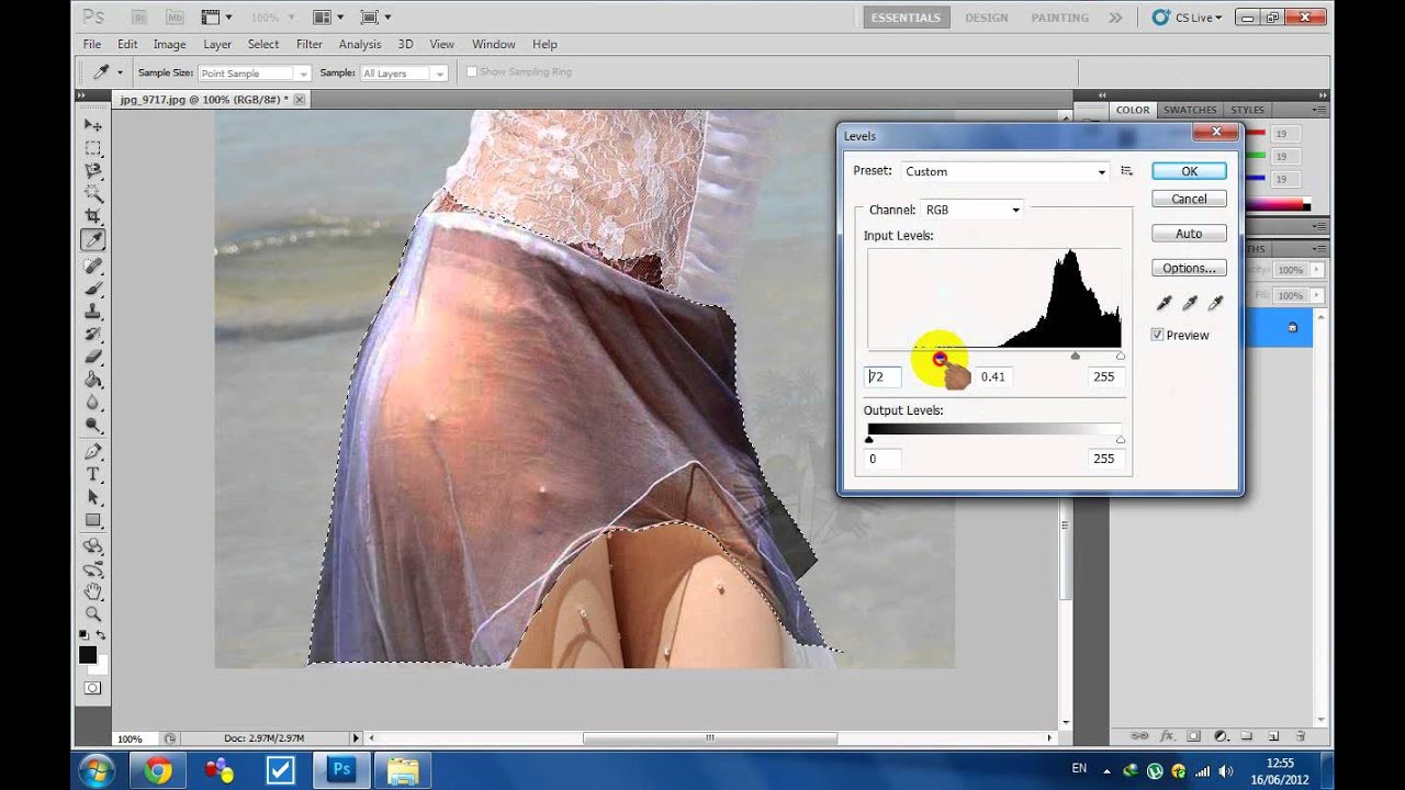 Photoshop See Through Clothes A New Shocking Technique