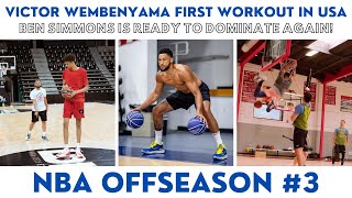 Victor Wembanyama FIRST WORKOUT IN USA! Ben Simmons LOOKS READY TO DOMINATE NBA AGAIN #NBA Offseason