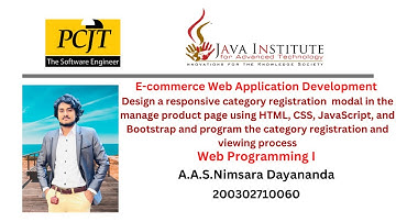 Web project Task 46 | 1st year | Semester 01 | Java Institute | E-commerce Web Application
