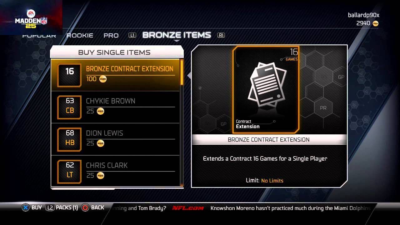 Ign madden How do contracts and contract costs work mut 18