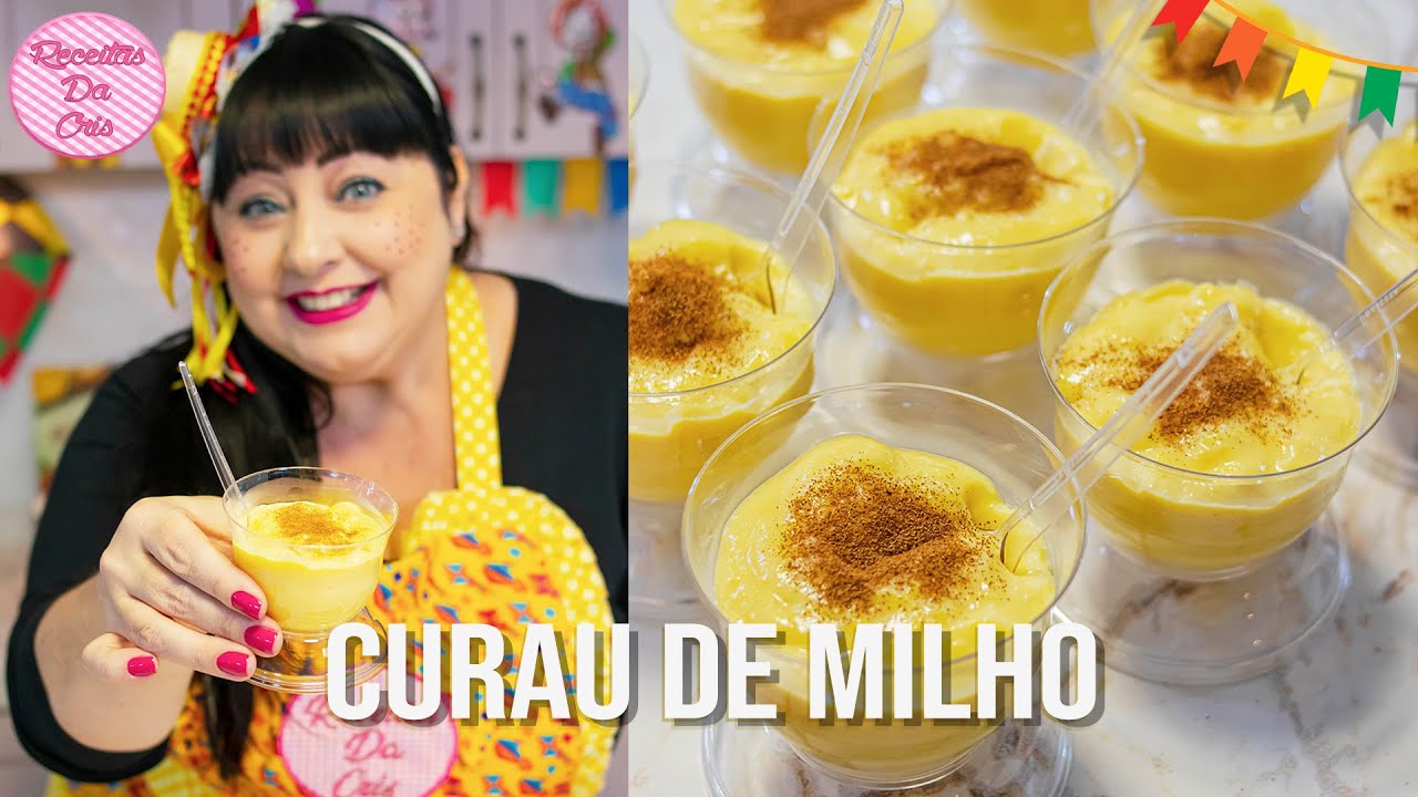 ESPECIAL FESTA JUNINA 👒 | CURAU CREMOSO DE MILHO DE LATINHA MAIS FÁCIL DO MUNDO 😋 | RECEITAS DA CRIS