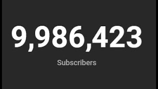 HITTING 10 MIL SUBS [LIVE SUB COUNTER]