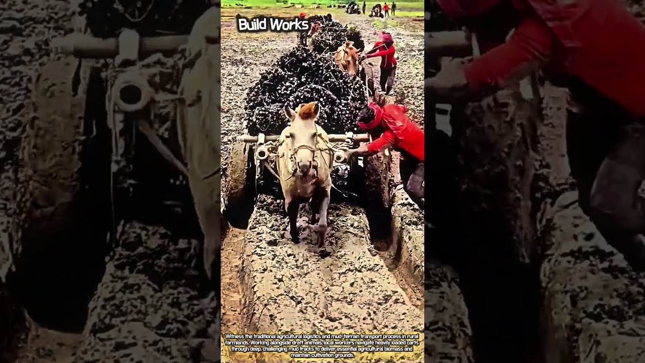 Sleduj Navigating Heavy Mud: Extreme Rural Cart Hauling Process #worker #process #harvest na YouTube Sleduj Navigating Heavy Mud: Extreme Rural Cart Hauling Process #worker #process #harvest na YouTube
