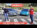 Volkswagen ID.3 vs Nissan LEAF 2021 | Prueba Comparativa Eléctricos / Review en español | coches.net