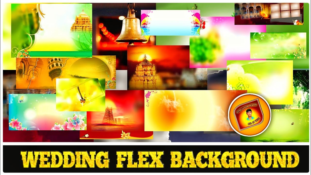 Wedding Flex Background | Wedding Background | Vijayabala Design ...