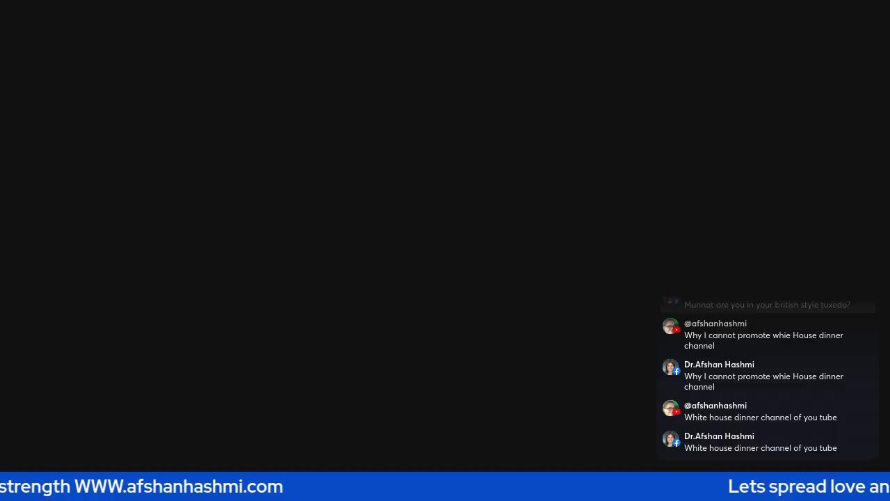 Promoting King Charles White House State Dinner -by Dr. Afshan Hashmi