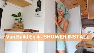 Van Build | Ep 4: Installing a SHOWER in our Sprinter Van