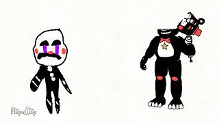 Puppet becomes lefty