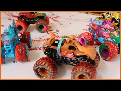 Messy Monster Trucks