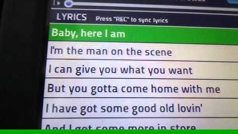 Synching lyrics to the Merish 3