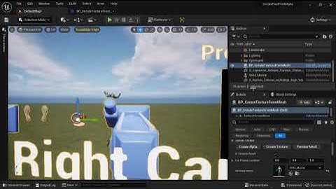 Unreal TextureFromMeshCreator