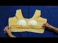 Padded Princess cut blouse cutting perfect way 👍हिंदी मे Part 2