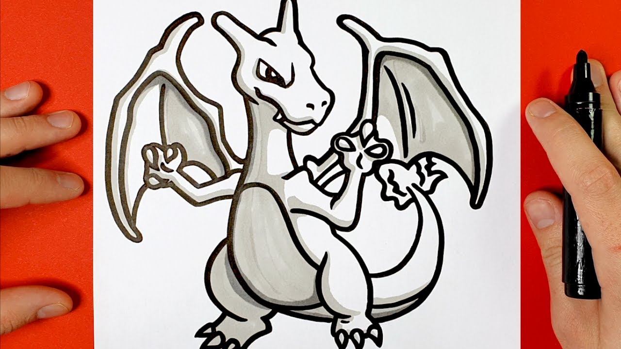 Comment dessiner Dracaufeu ?